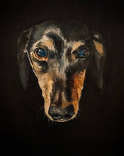 Load image into Gallery viewer, Custom Painted Pet Portrait headshot 10x10 canvas