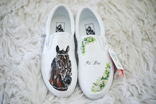 Load image into Gallery viewer, Handpainted Custom Pet Portrait Vans