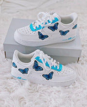 Load image into Gallery viewer, Handpainted AF1 Butterfly sneakers | Custom Air Force 1
