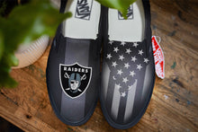 Load image into Gallery viewer, Raiders Custom Painted Shoes | Raiders Nation | Raiders Shoes
